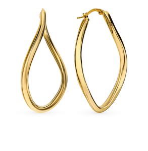 золотые серьги