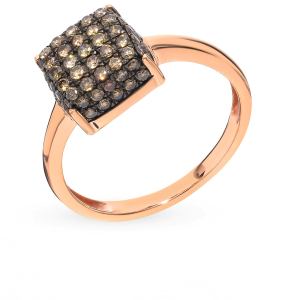 золотое кольцо с бриллиантами