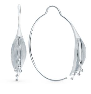 серебряные серьги