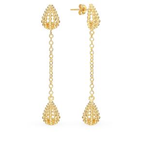 золотые серьги