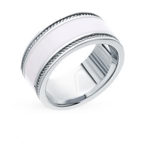 серебряное кольцо с эмалью