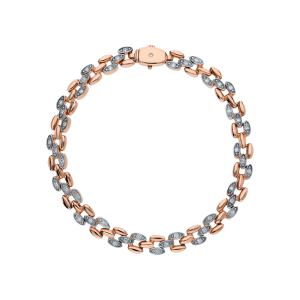 золотой браслет с бриллиантами