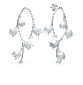 серебряные серьги