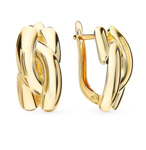 золотые серьги