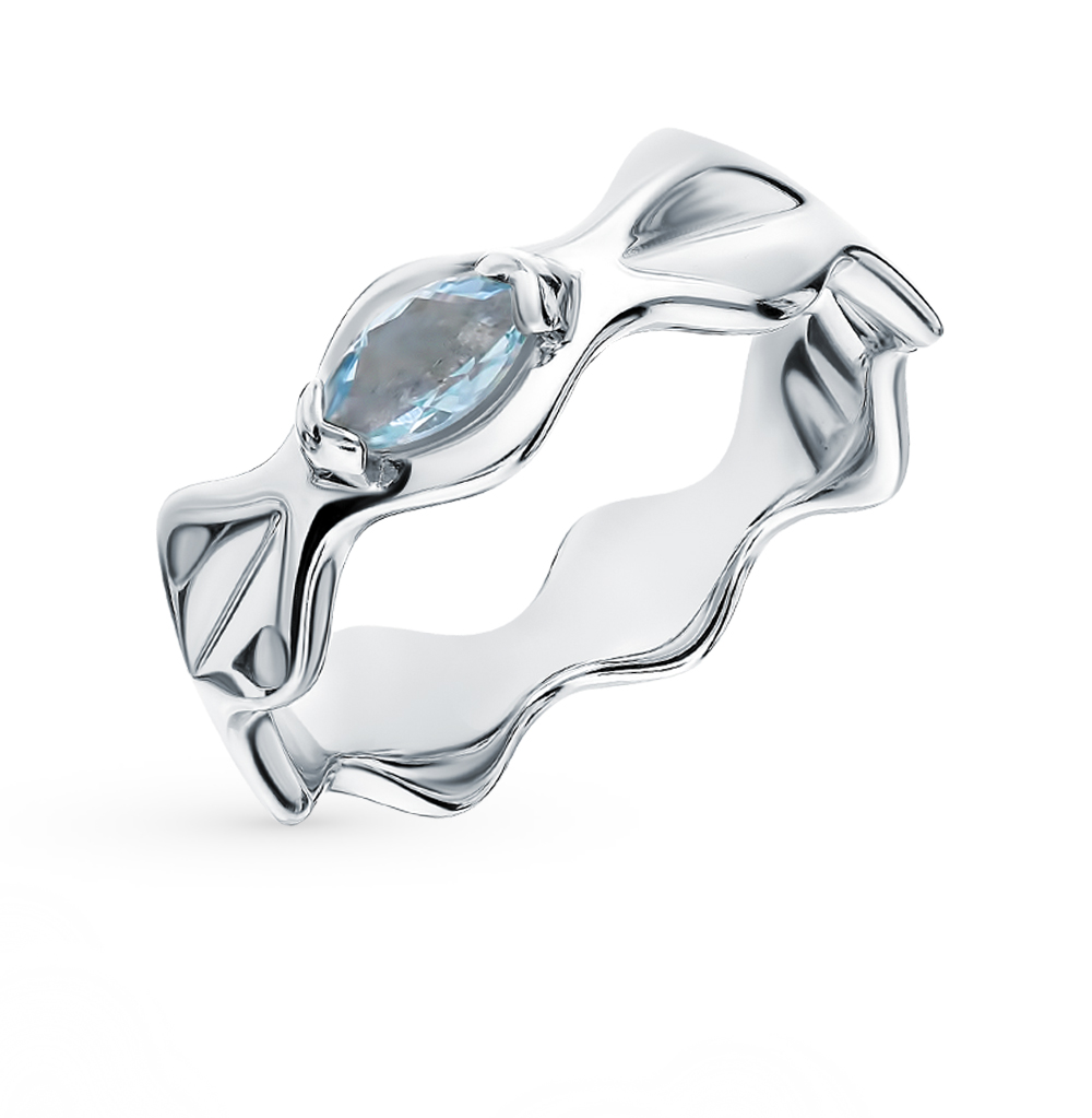 Серебряное кольцо с топазами в Санкт-Петербурге