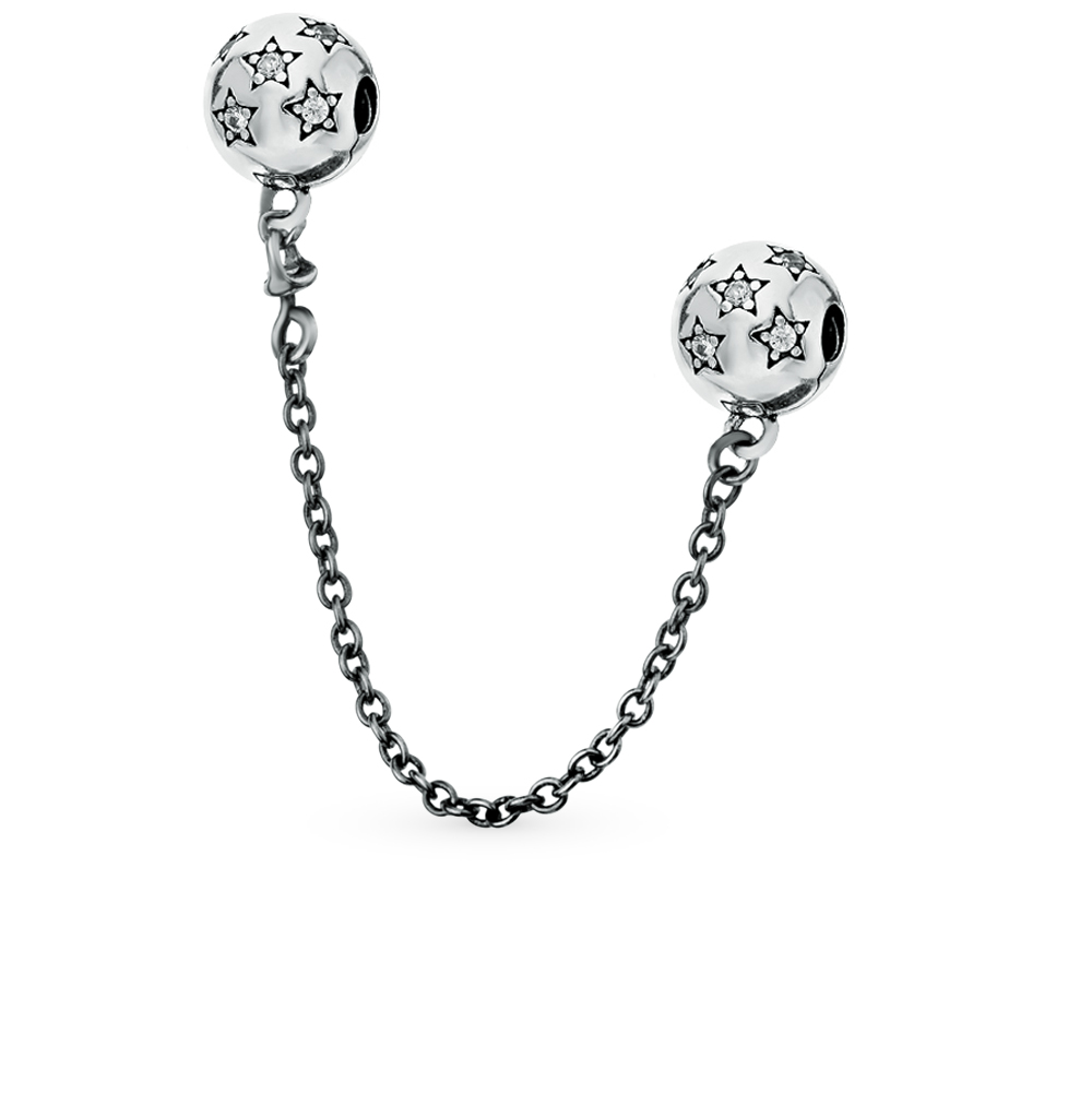 Серебряная подвеска с фианитами