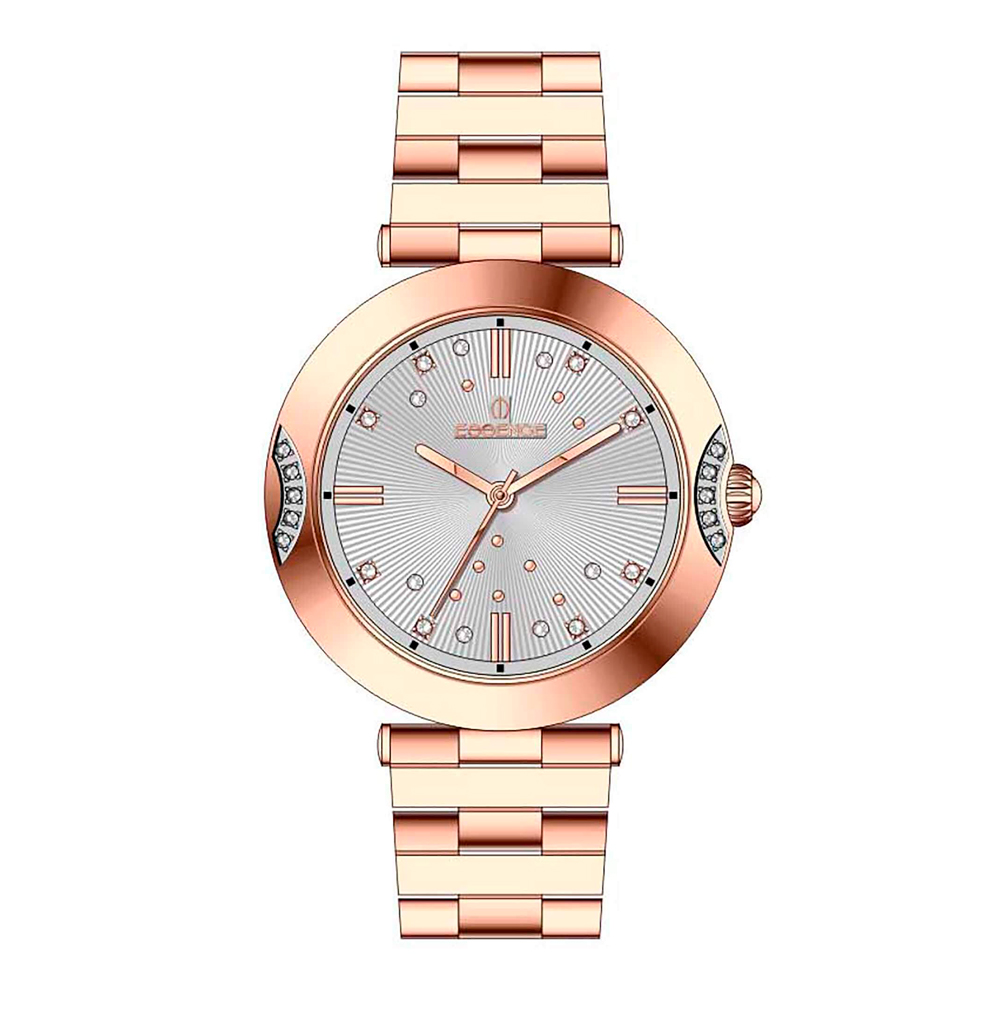 Фото «Женские  кварцевые часы ES6511FE.430 на стальном браслете с минеральным стеклом»