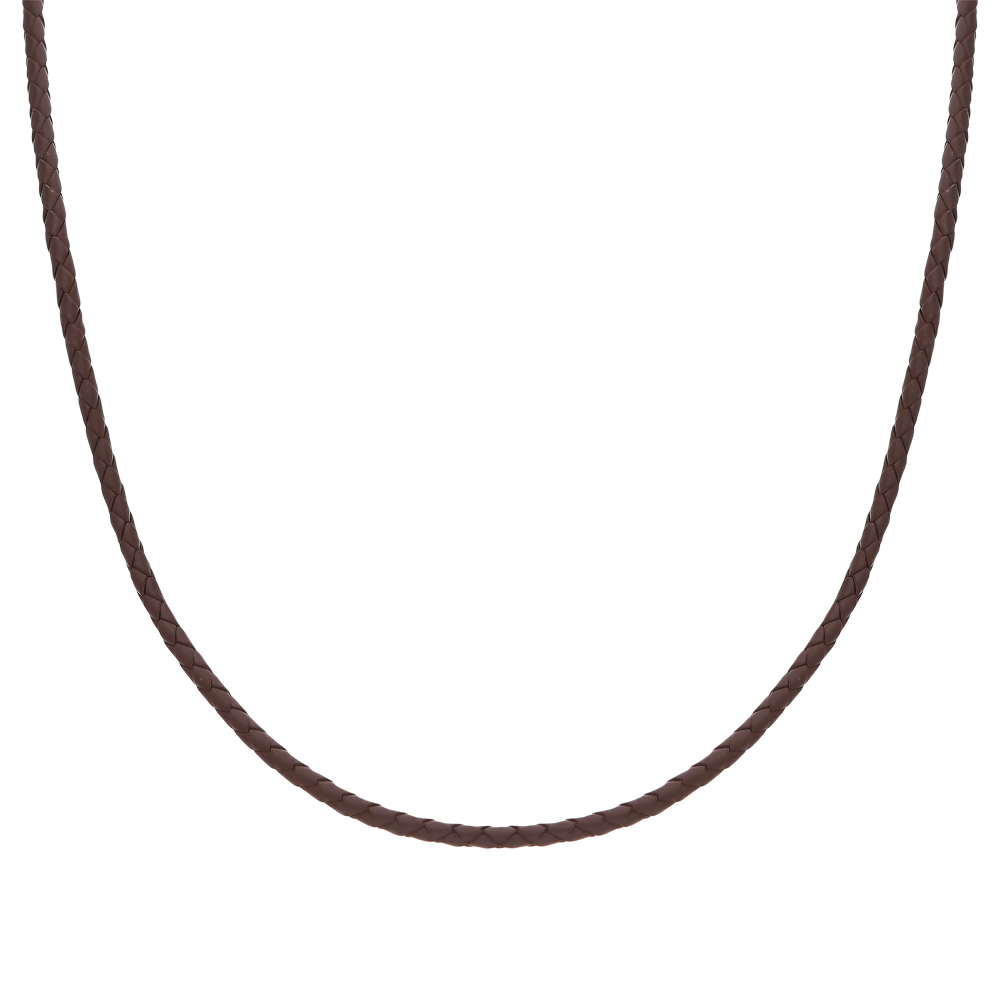 Кожаное шейное украшение с серебряной вставкой в Самаре