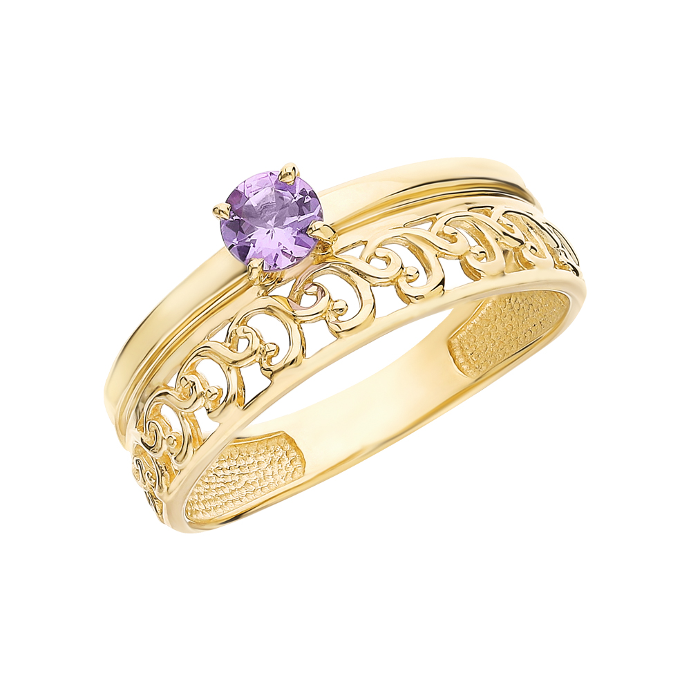 Золотое кольцо с танзанитом в Самаре