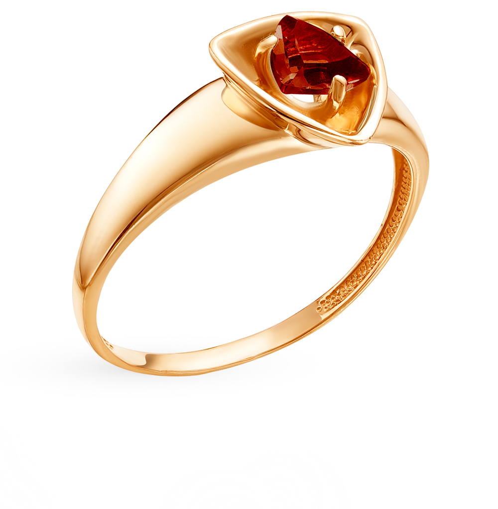Золотое кольцо с гранатом в Самаре