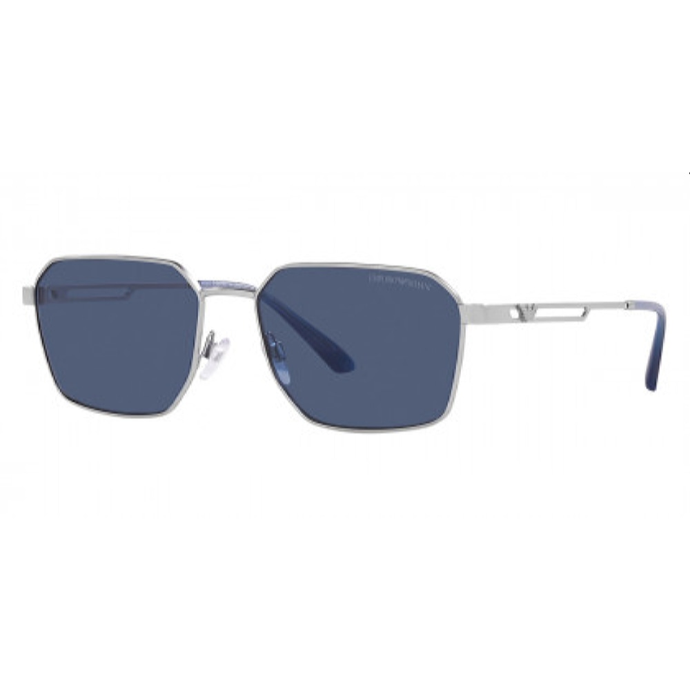 Мужские солнцезащитные очки из Италии марки EMPORIO ARMANI из коллекции Rectangle модель 0EA214030458057 в Новосибирск