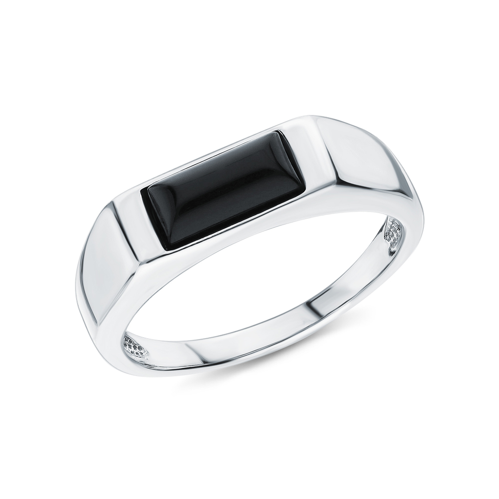 Фото «Серебряное кольцо с ониксом»