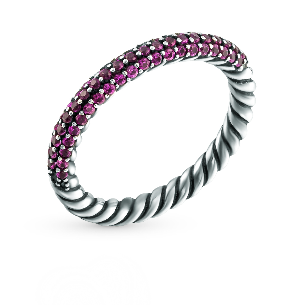 Фото «Серебряное кольцо с сапфирами»