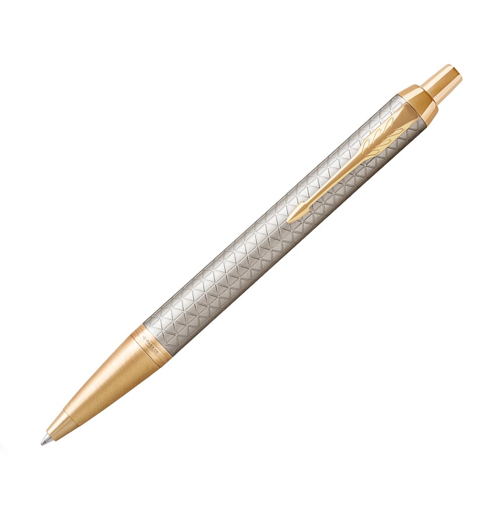Шариковая ручка Parker IM Premium Warm Silver (grey) GT, 1931687 в Самаре