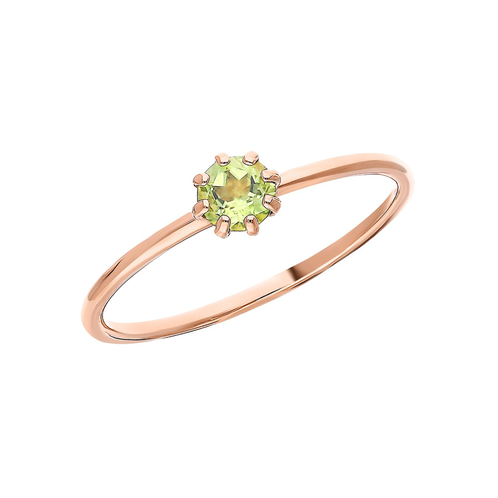 Золотое кольцо с хризолитом в Ростовe-на-Дону