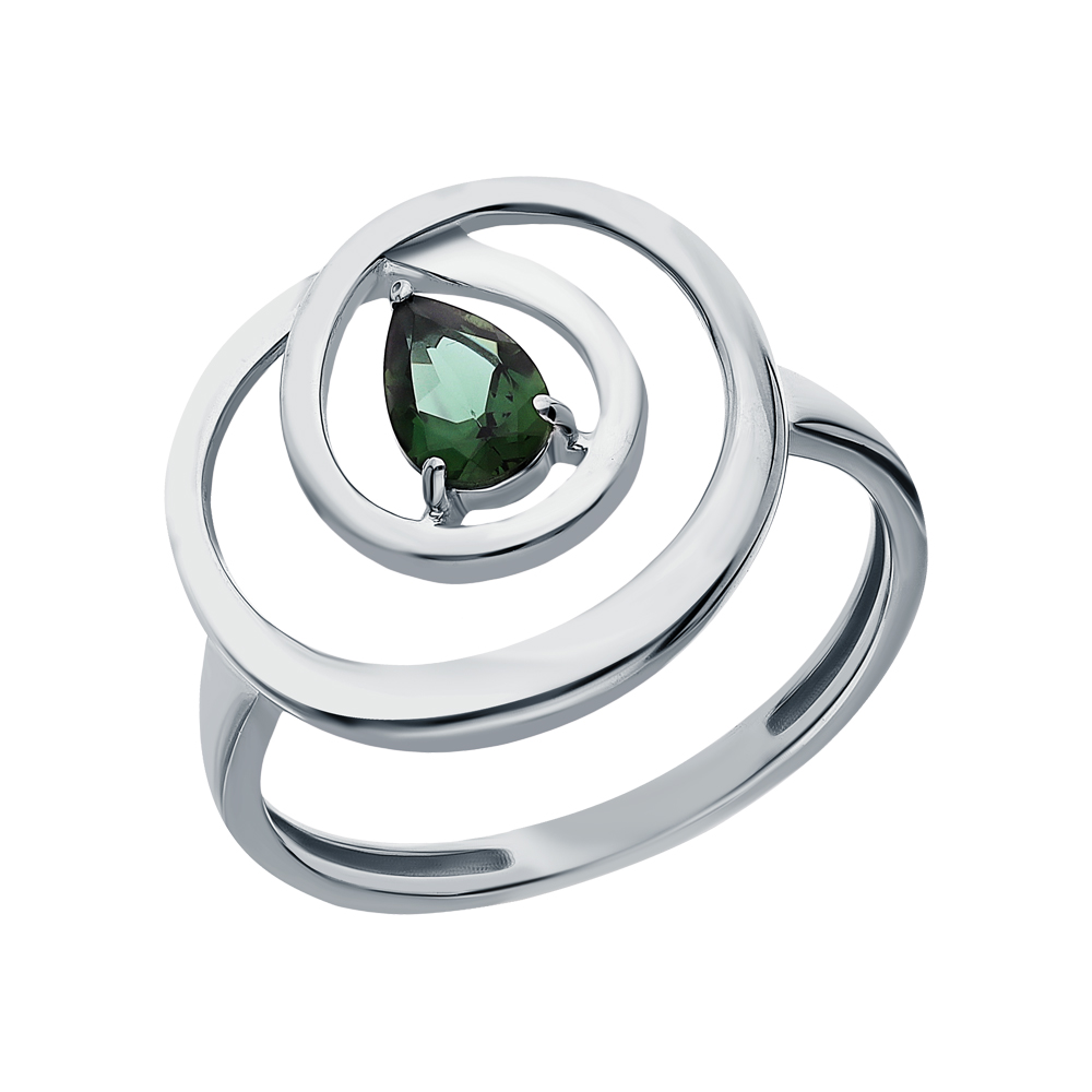 Серебряное кольцо с турмалинами в Краснодаре