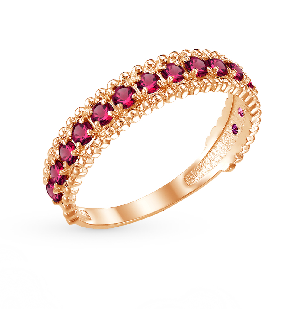 Золотое кольцо с рубинами в Краснодаре
