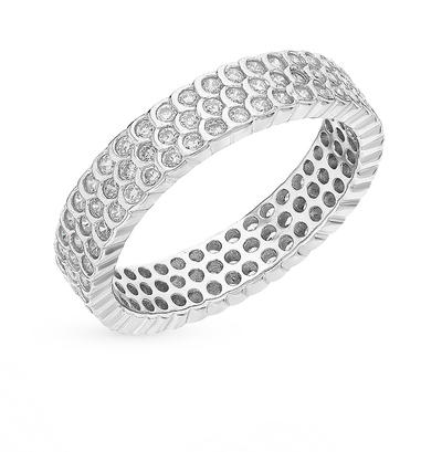 Серебряное кольцо с серебряной вставкой в Санкт-Петербурге