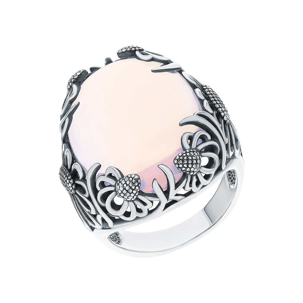 Серебряное кольцо с лунным камнем в Краснодаре