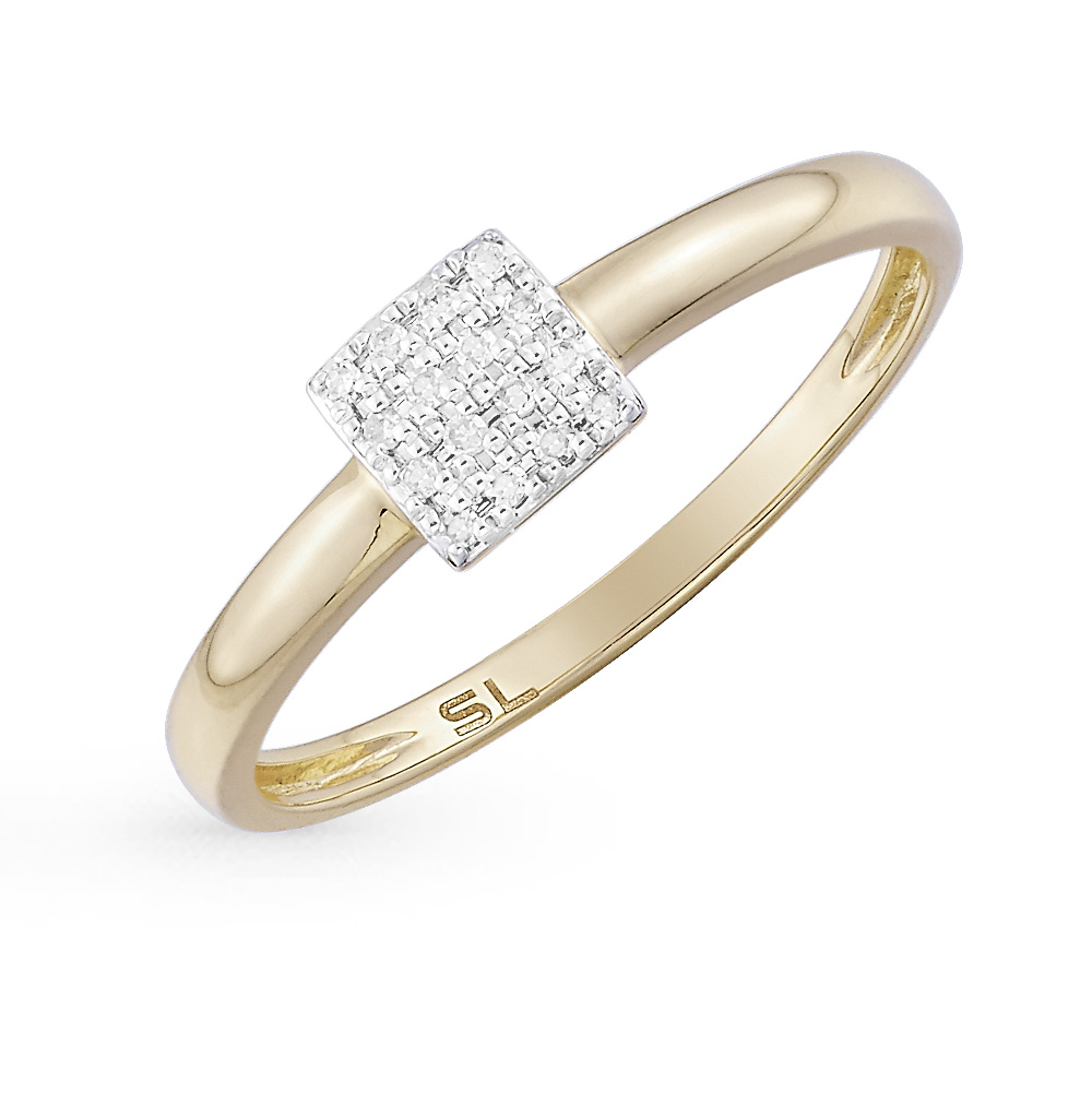 Золотое кольцо с бриллиантами санлайт. Санлайт кольцо 16 бриллиантов. Кольцо Санлайт желтое золото с бриллиантами. Кольцо Санлайт 5990.