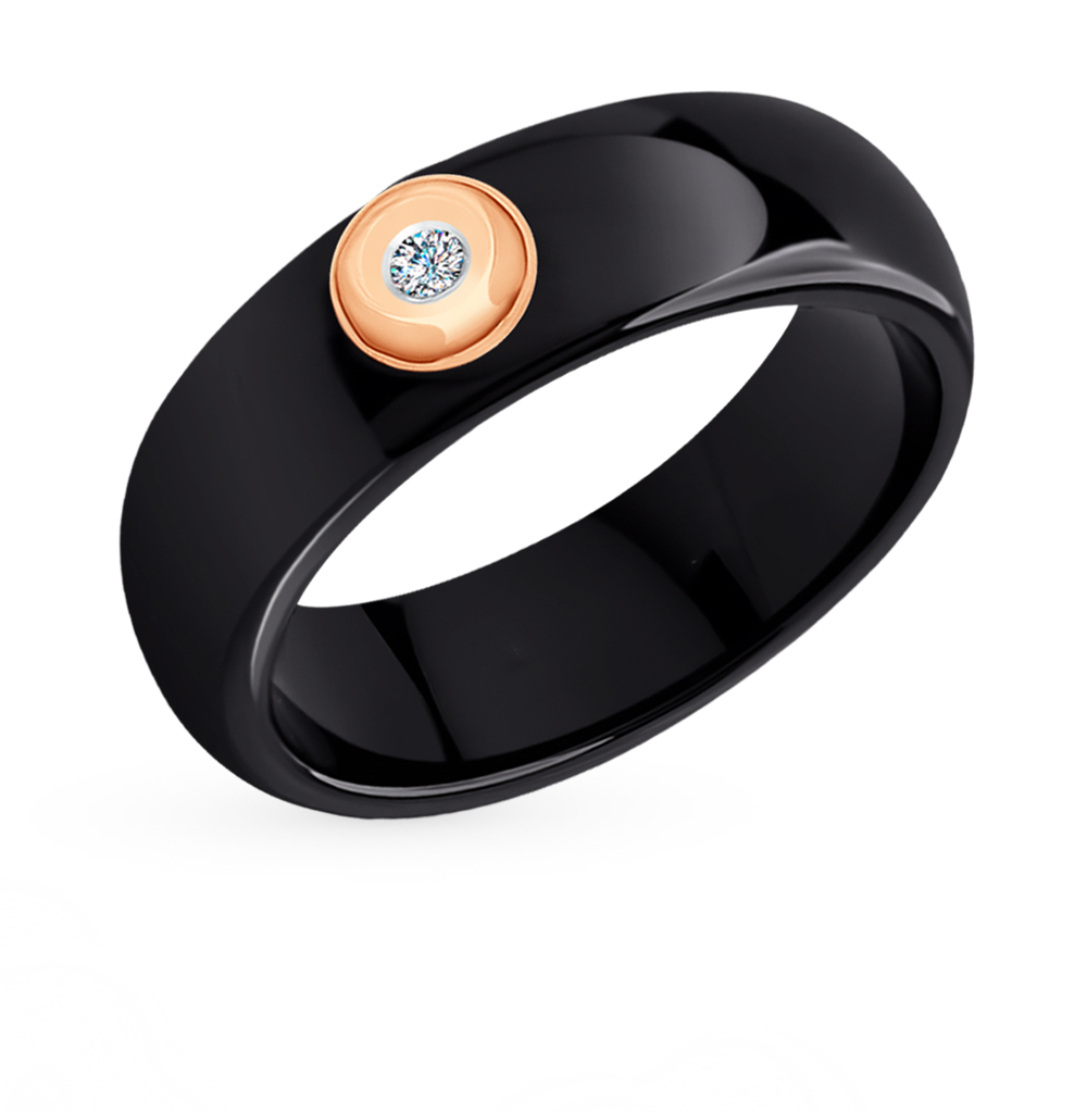 Фото «Золотое кольцо с бриллиантами SOKOLOV 6015031»