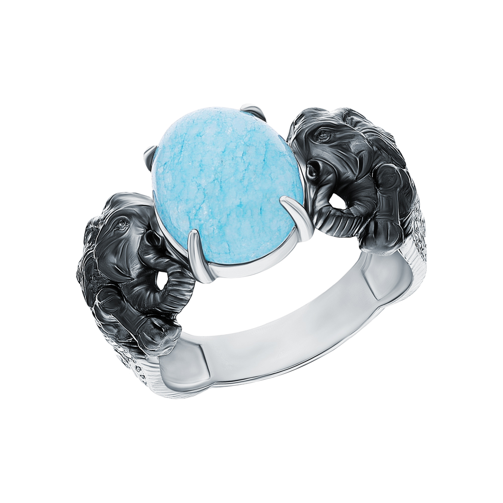 Фото «Серебряное кольцо с аквамарином»