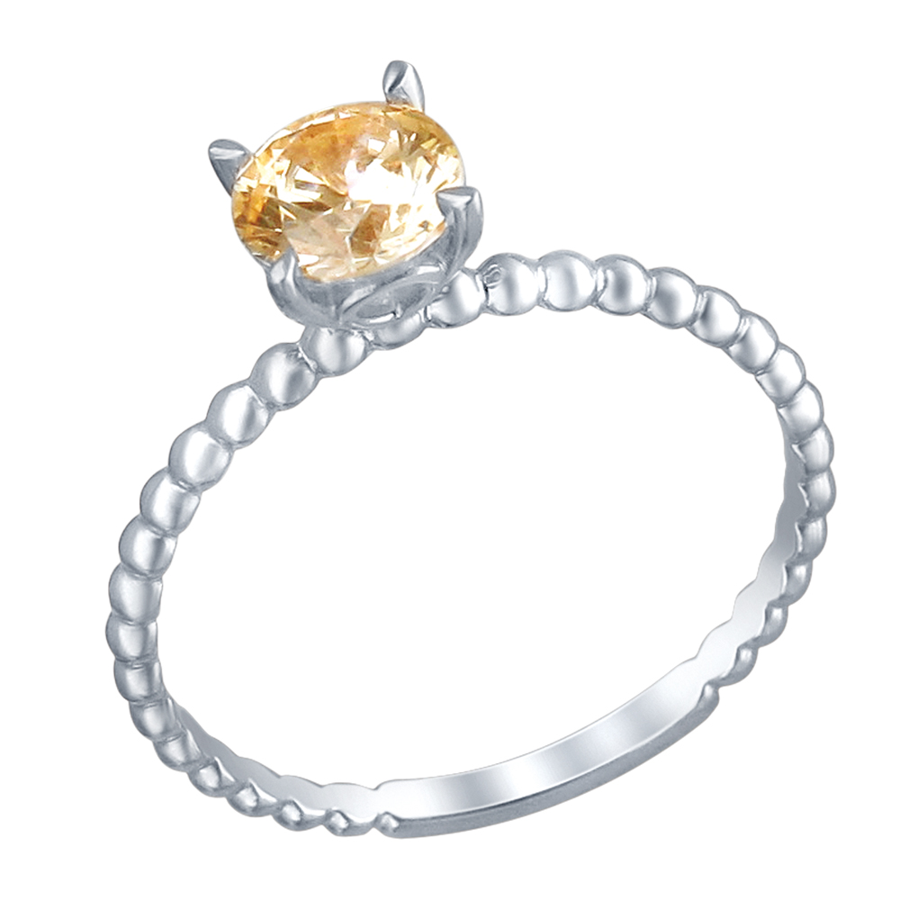 Золотое кольцо с фианитами swarovski в Самаре