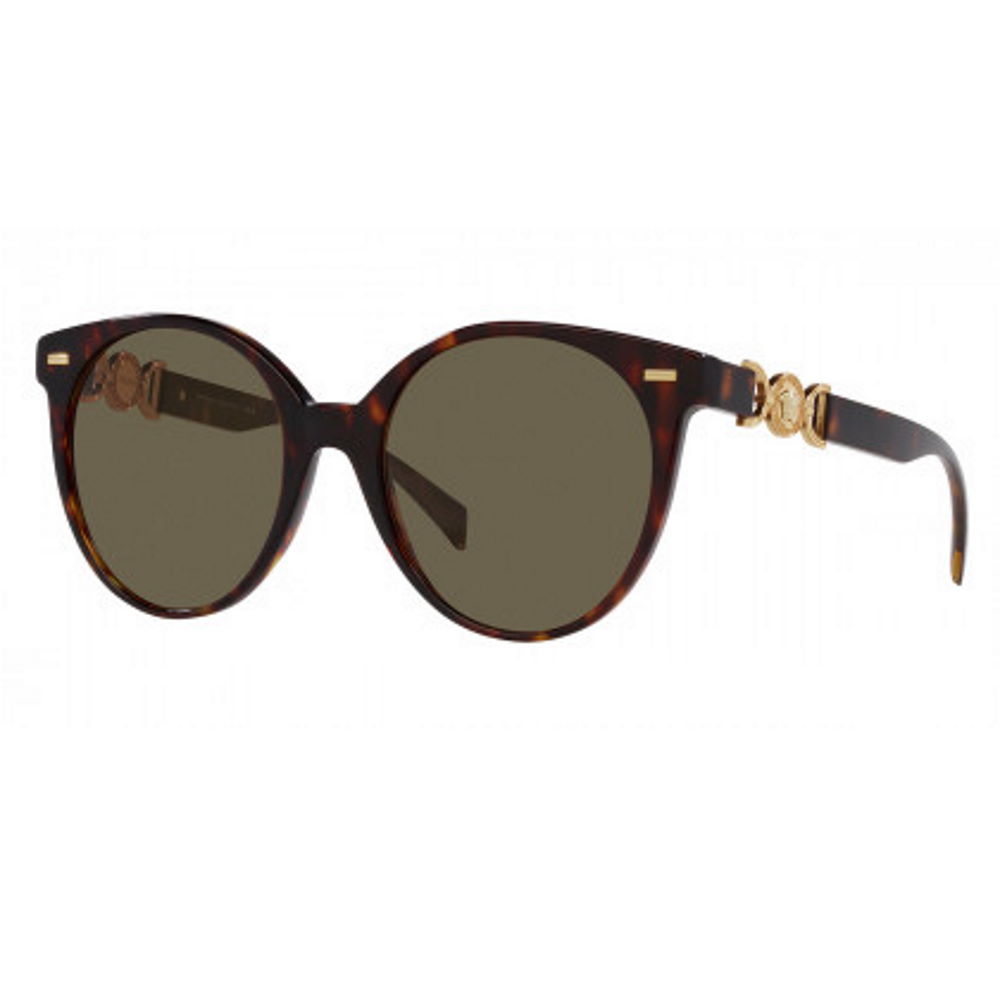 Женские солнцезащитные очки из Италии марки VERSACE из коллекции Wayfarer модель 0VE4442108/3 55 в Нижнем Новгороде