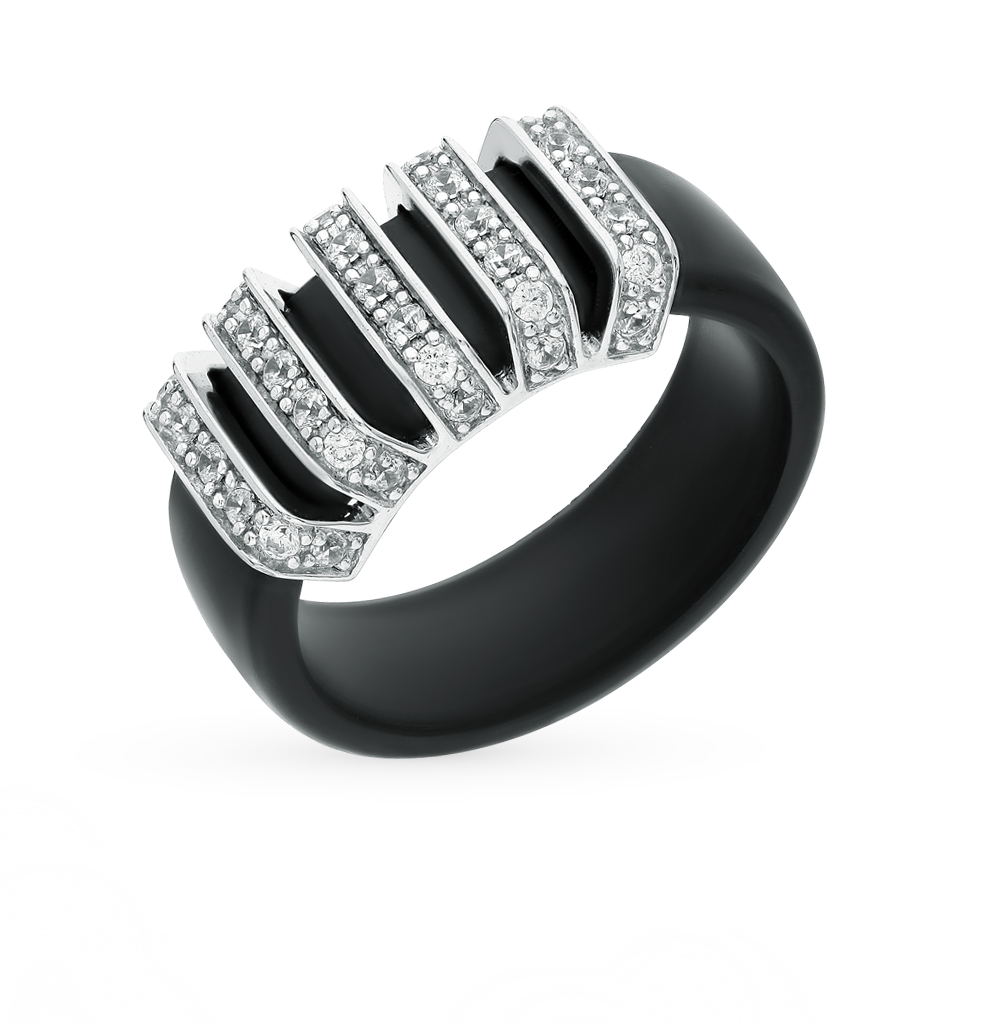Фото «Серебряное кольцо с серебряной вставкой»