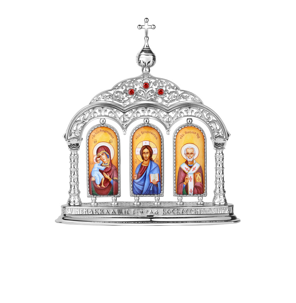Серебряная икона с фианитами в Нижнем Новгороде