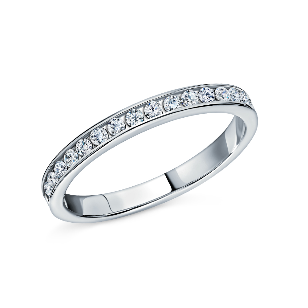 Золотое обручальное кольцо с бриллиантами в Екатеринбурге