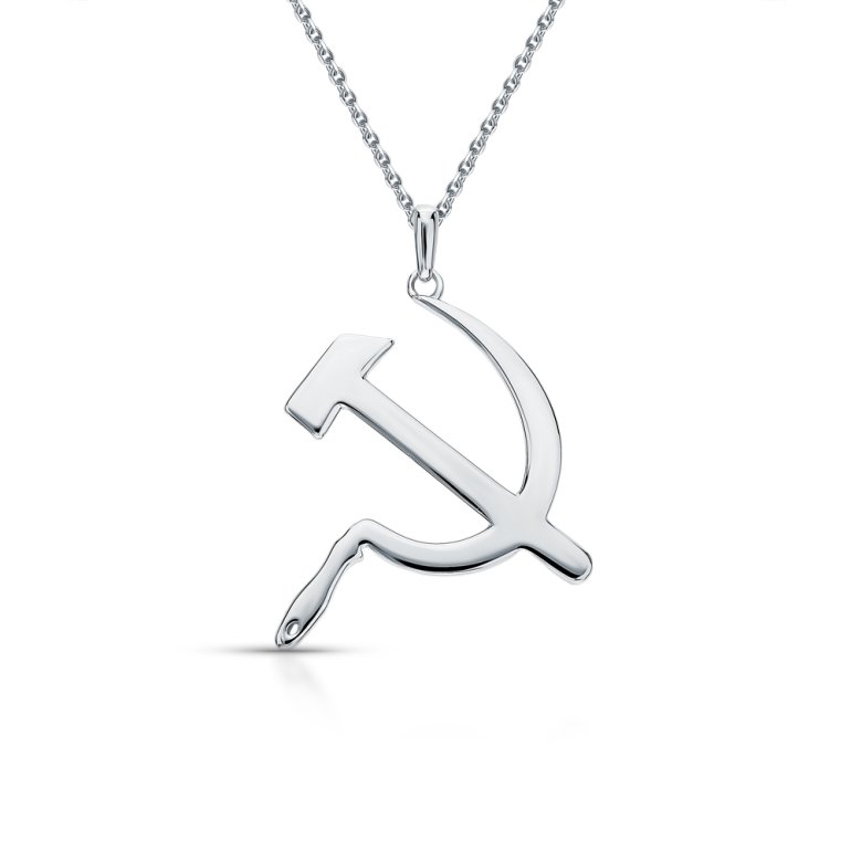 Серебряное шейное украшение